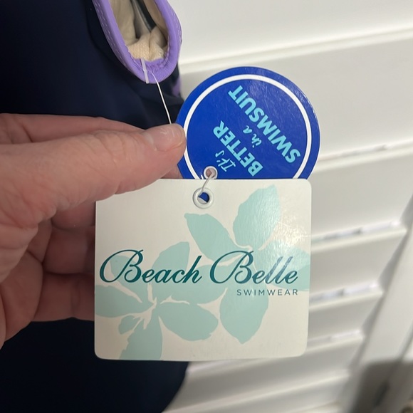 Swimsuits for All Beach Belle Color Block Tankini - Picture 4 of 6